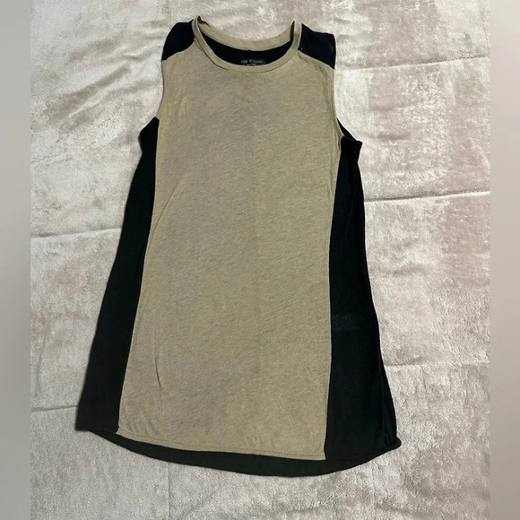 Rag & Bone Tank Top Women’s Size XS Tan Black Sleeveless Casual - Picture 1 of 4